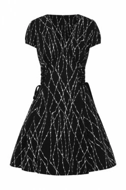 Hell Bunny Barbed Wire Mini Dress -Timeless London Shop hlb40181 barbed wire mini dress blk 10 large 0a34ef05 38c7 489b abf1 5ffe1dbbf52d 560x