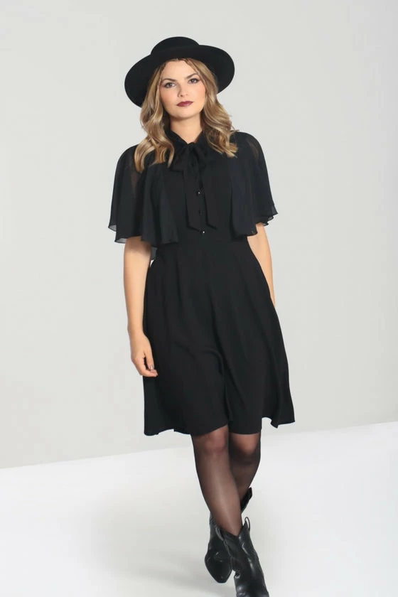 Hell Bunny Isabelle Mid Dress Shawl Detail 5 Hell Bunny Isabelle Mid Dress Shawl Detail - Image 5