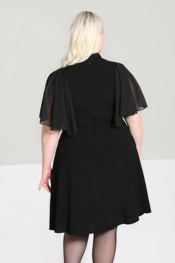 Hell Bunny Isabelle Mid Dress Shawl Detail 7 Hell Bunny Isabelle Mid Dress Shawl Detail - Image 7