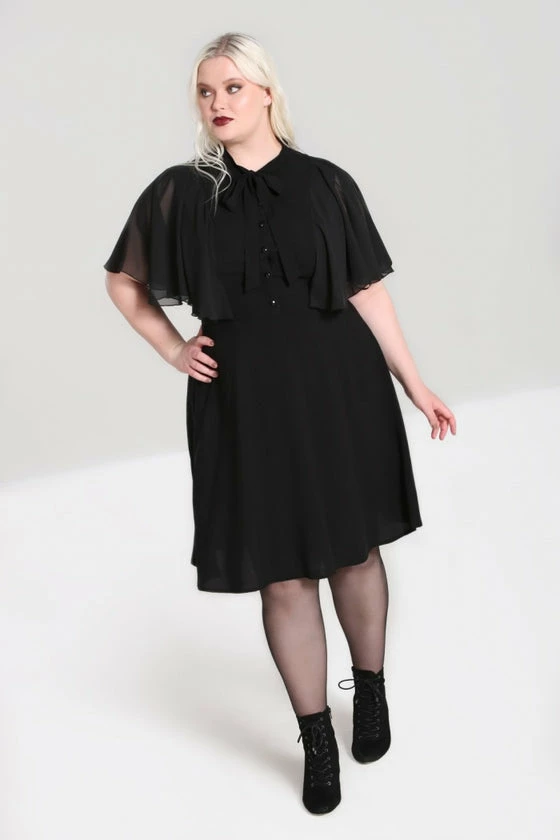 Hell Bunny Isabelle Mid Dress Shawl Detail 8 Hell Bunny Isabelle Mid Dress Shawl Detail - Image 8