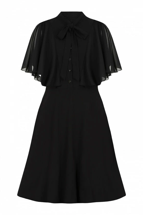 Hell Bunny Isabelle Mid Dress Shawl Detail 9 Hell Bunny Isabelle Mid Dress Shawl Detail - Image 9