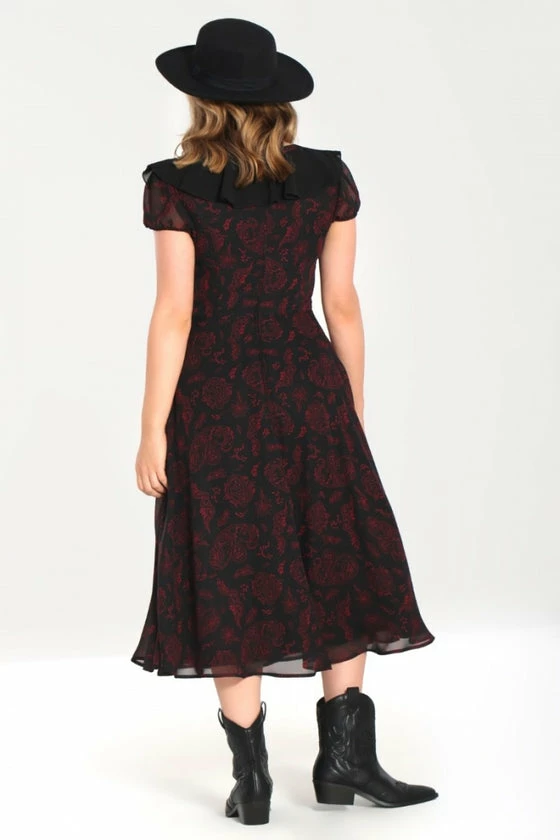 Hell Bunny Clarice Maxi Dress Snake Print 3 Hell Bunny Clarice Maxi Dress Snake Print - Image 3