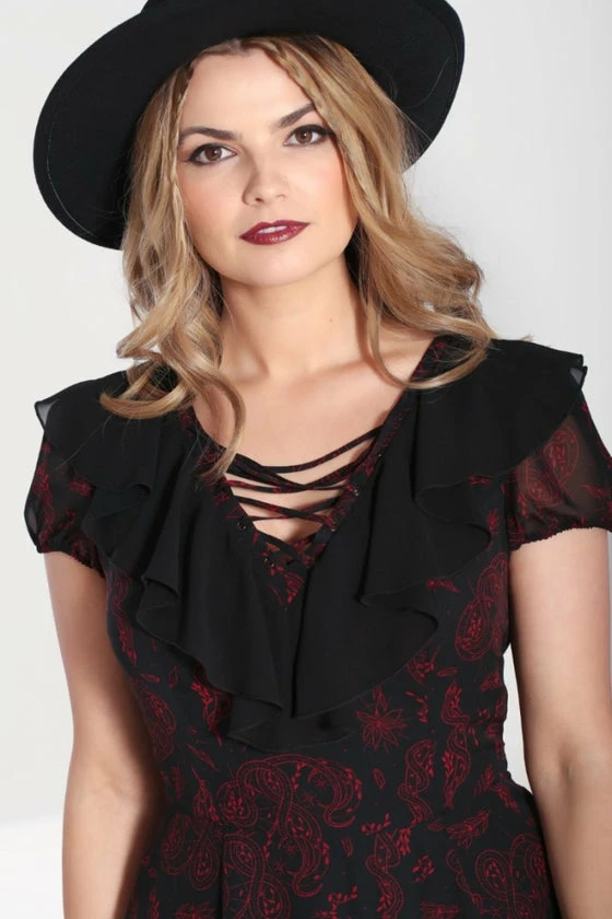 Hell Bunny Clarice Maxi Dress Snake Print 4 Hell Bunny Clarice Maxi Dress Snake Print - Image 4