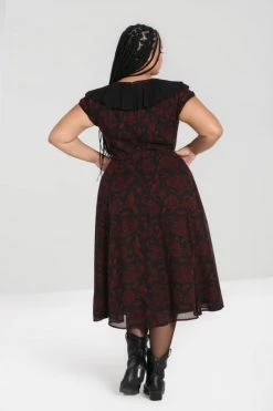 Hell Bunny Clarice Maxi Dress Snake Print 17 Hell Bunny Clarice Maxi Dress Snake Print -Timeless London Shop hlb40299p clarice maxi dress blk 02 1 1 560x