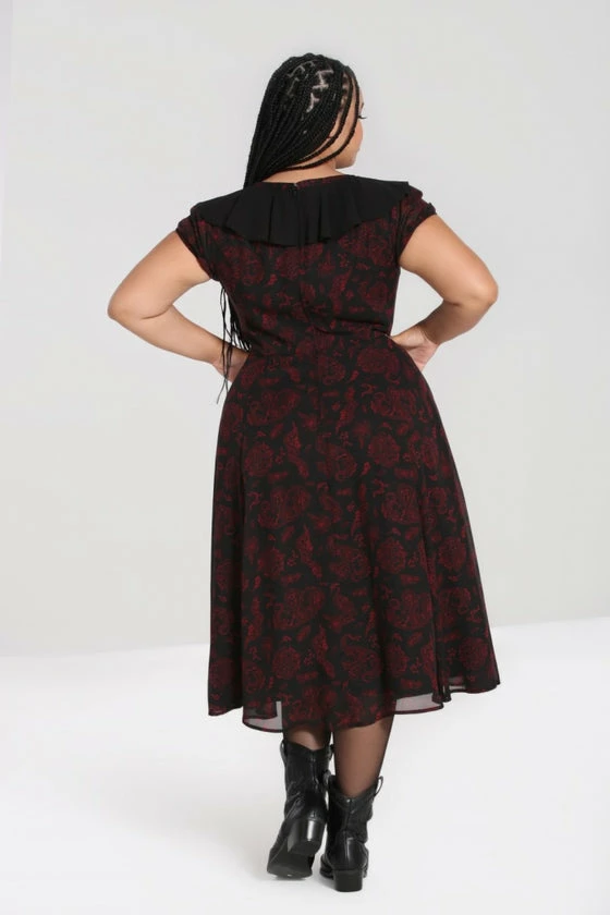 Hell Bunny Clarice Maxi Dress Snake Print 6 Hell Bunny Clarice Maxi Dress Snake Print - Image 6