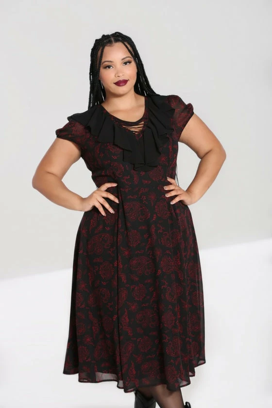 Hell Bunny Clarice Maxi Dress Snake Print 8 Hell Bunny Clarice Maxi Dress Snake Print - Image 8