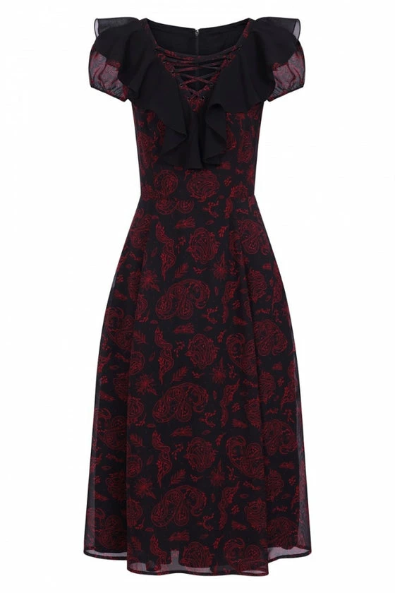Hell Bunny Clarice Maxi Dress Snake Print 9 Hell Bunny Clarice Maxi Dress Snake Print - Image 9