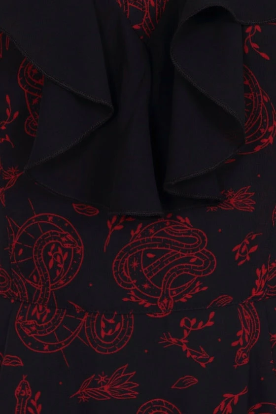 Hell Bunny Clarice Maxi Dress Snake Print 10 Hell Bunny Clarice Maxi Dress Snake Print - Image 10