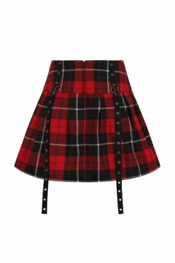 Hell Bunny Brody Mini Skirt -Timeless London Shop hlb50141z brody mini skirt red 12 1 560x