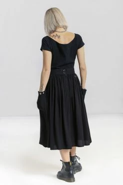 Hell Bunny Tabitha Skirt -Timeless London Shop hlb50172 tabitha skirt black 04 7 560x
