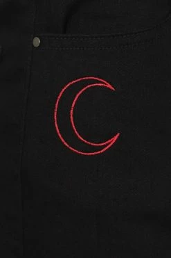 Hell Bunny Tallulah Jeans With Snake Moon Embroidery 27 Hell Bunny Tallulah Jeans With Snake Moon Embroidery -Timeless London Shop hlb50212z tallulah jeans blk 12 560x