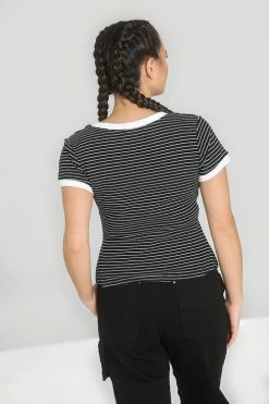 Hell Bunny Vampirina Top -Timeless London Shop hlb60005 vampirina top blk 03 560x