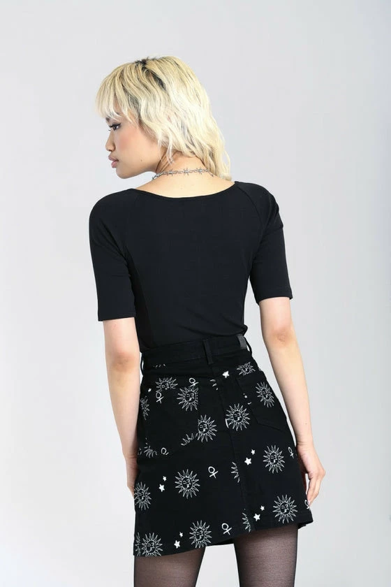 Hell Bunny Ava Top In Black 4 Hell Bunny Ava Top In Black - Image 4