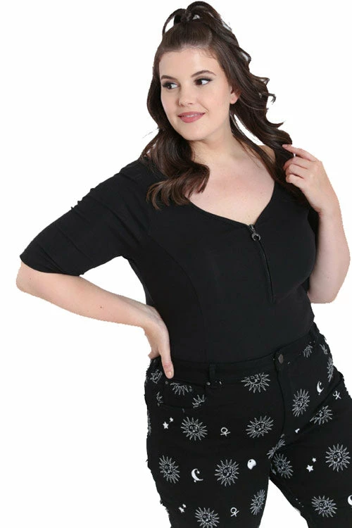 Hell Bunny Ava Top In Black 1 Hell Bunny Ava Top In Black