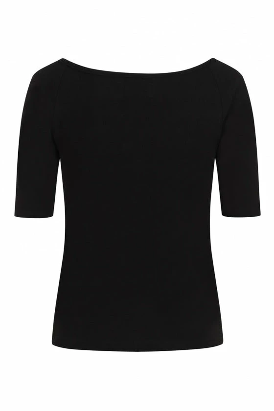 Hell Bunny Ava Top In Black 10 Hell Bunny Ava Top In Black - Image 10