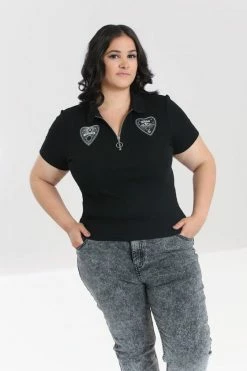 Hell Bunny Oculus Top In Black -Timeless London Shop hlb60105p oculus top black 01 7 054f407b 5f63 44be bff1 f2030899e06b 560x