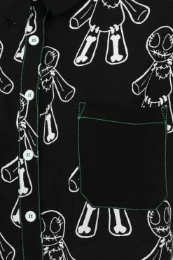 Hell Bunny Voodoo Blouse 18 Hell Bunny Voodoo Blouse -Timeless London Shop hlb60149 voodoo shirt black 11 1 1 560x