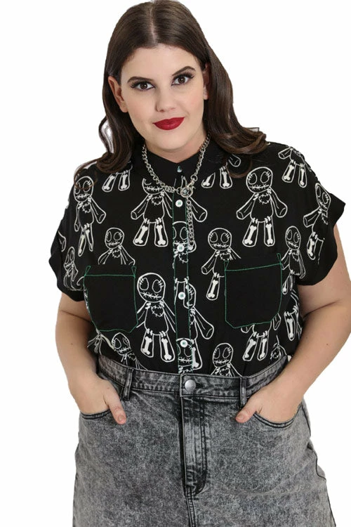 Hell Bunny Voodoo Blouse 1 Hell Bunny Voodoo Blouse