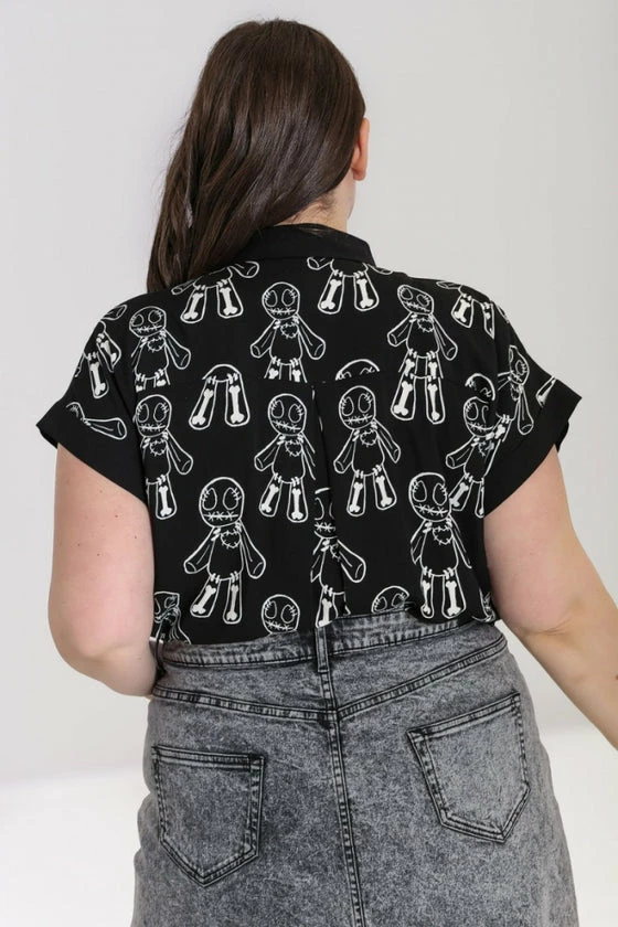 Hell Bunny Voodoo Blouse 4 Hell Bunny Voodoo Blouse - Image 4