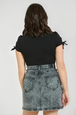 Hell Bunny Cristina Top In Black -Timeless London Shop hlb60171 cristina top black 03 560x