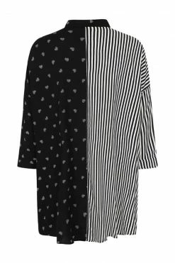 Hell Bunny Ribcage Oversize Shirt -Timeless London Shop hlb60174 ribcage oversized shirt blk wht 11 560x