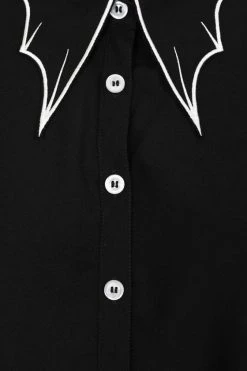 Hell Bunny Drusilla Blouse Bat Collar Detail 22 Hell Bunny Drusilla Blouse Bat Collar Detail -Timeless London Shop hlb60210z drusilla blouse blk 12 cd2cd652 6eb0 4a3f 86d7 7ef0dc6121d3 560x