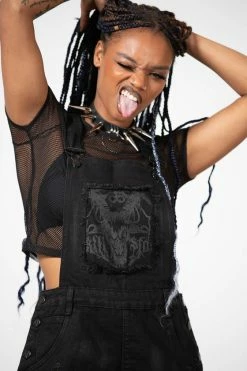 Killstar Foreteller Patch Denim Overalls With Distressed Detailing Festival Ready 20 Killstar Foreteller Patch Denim Overalls With Distressed Detailing Festival Ready -Timeless London Shop msGaUjxw 560x