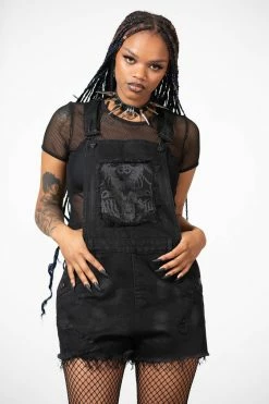 Killstar Foreteller Patch Denim Overalls With Distressed Detailing Festival Ready 22 Killstar Foreteller Patch Denim Overalls With Distressed Detailing Festival Ready -Timeless London Shop r8CvqOVA 560x